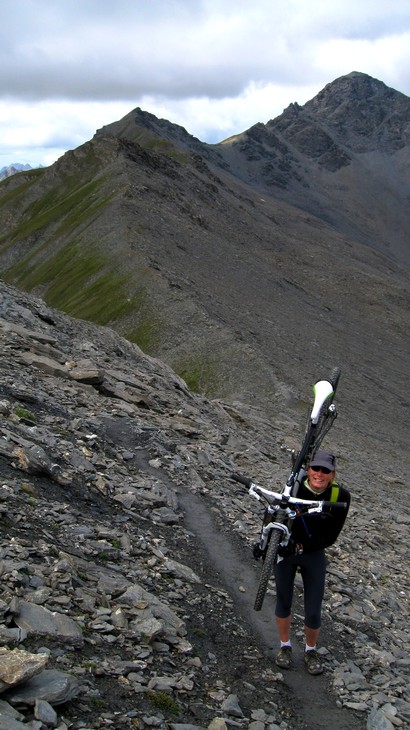 #6 Portage final : entre col et pic du malrif Portage final : entre col et pic du malrif