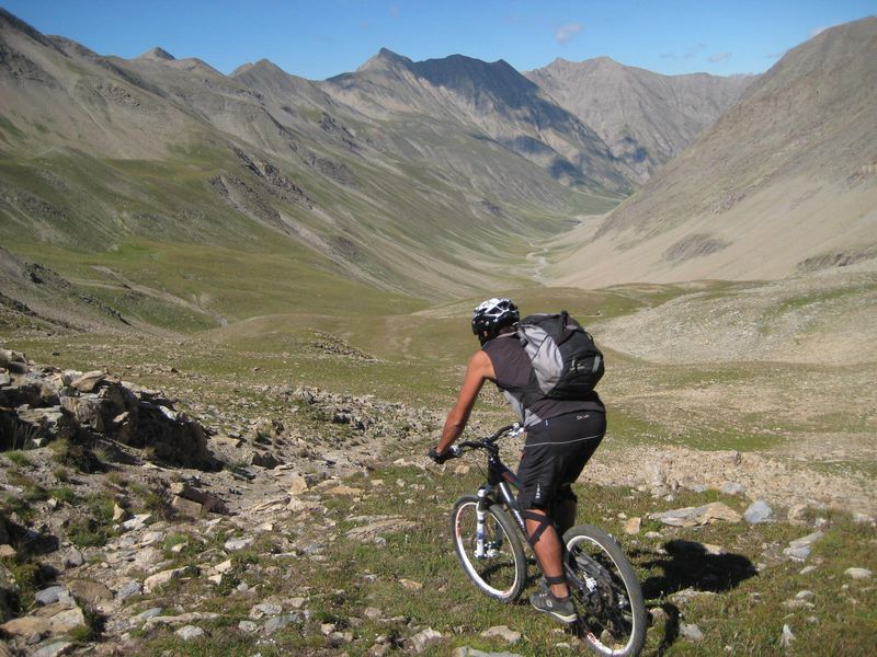 #19 Descente de La Pare : On voit là où on était le matin-même. Descente de La Pare : On voit là où on était le matin-même.