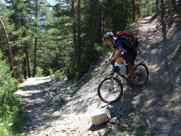 Descente du col Garnier : Petit single bien varié qui va bien