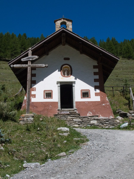 #1 Valle Argentiera : Chapelle de Brusa del Plan Valle Argentiera : Chapelle de Brusa del Plan