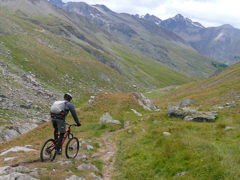 col du longet : descente vers majasset