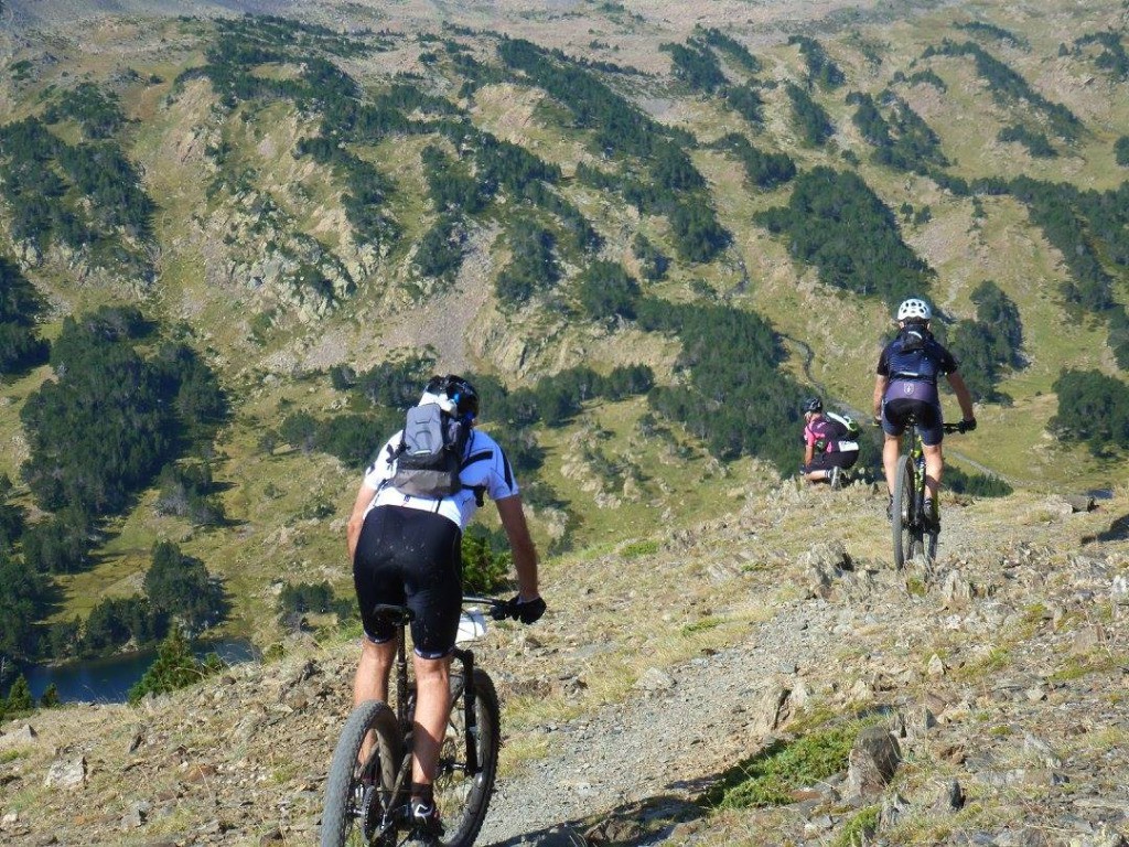 Descente sur les Camporells