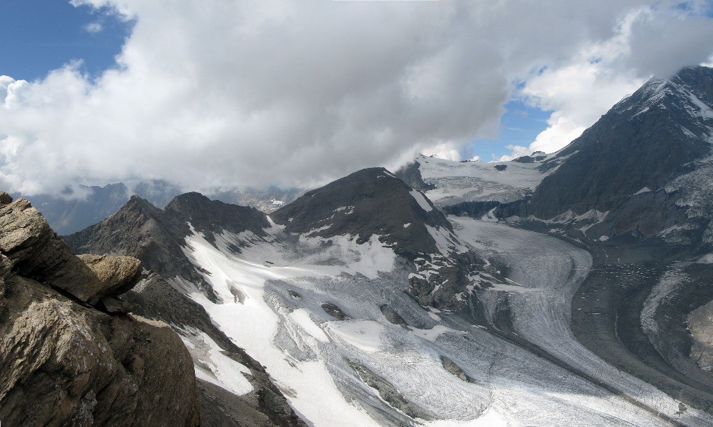 Haut glacier du Mont Durand, grande tête de By