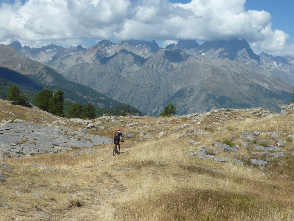 Descente face au Pelvoux et compagnie !!!