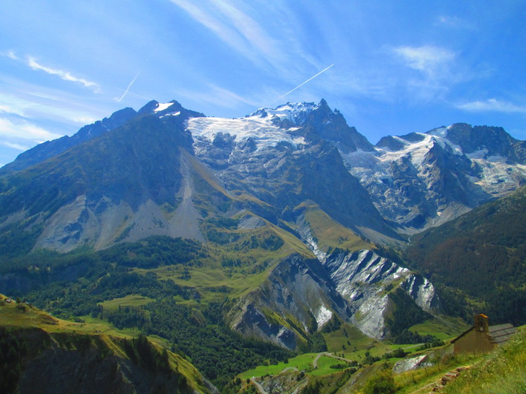 La Meije depuis les Hières.