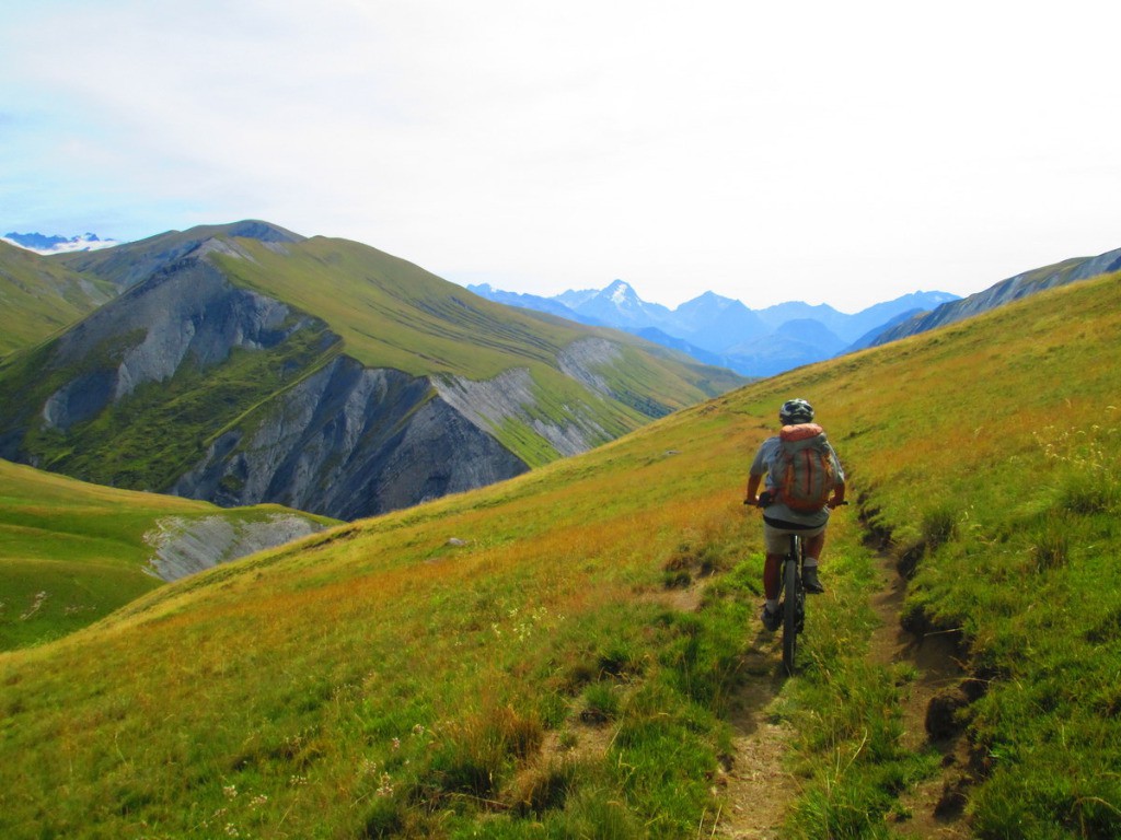 Début de descente du col des Prés Nouveaux