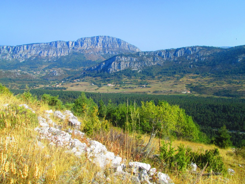 Derniers soubresauts des Alpes vers Séranon