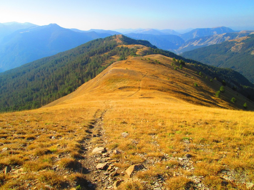 Début de descente de l'Autapie