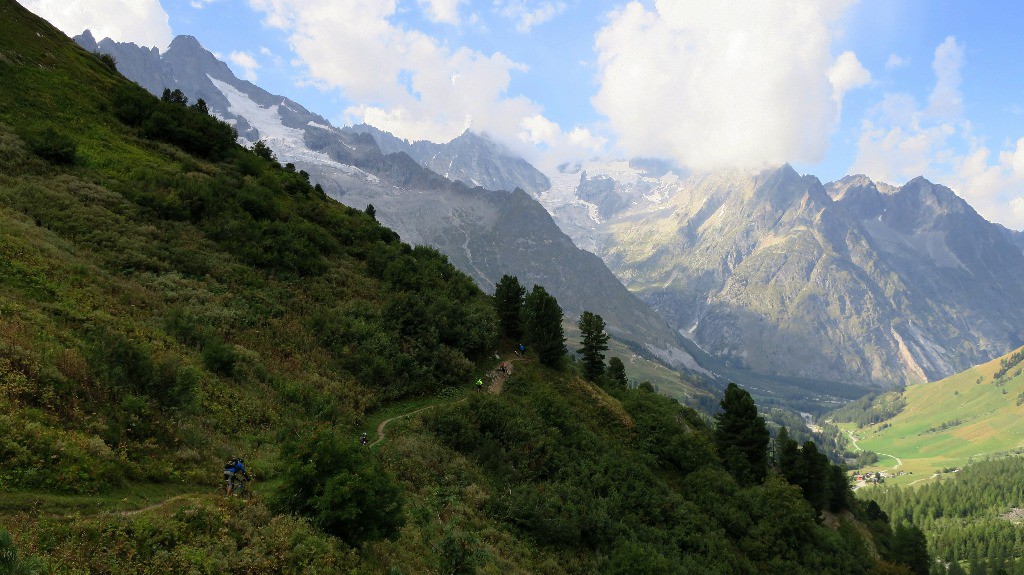 Descente sur La Léchère