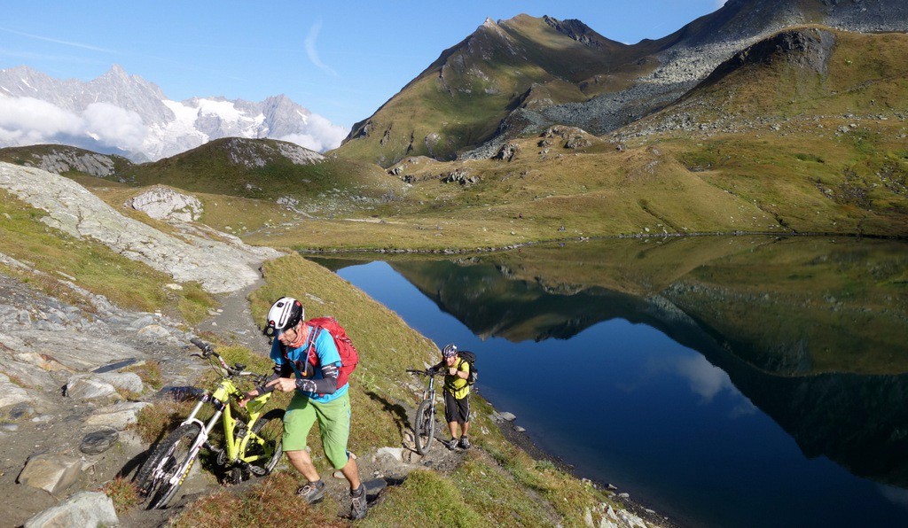 Premier lac de Fenêtre, on pousse au 2ème