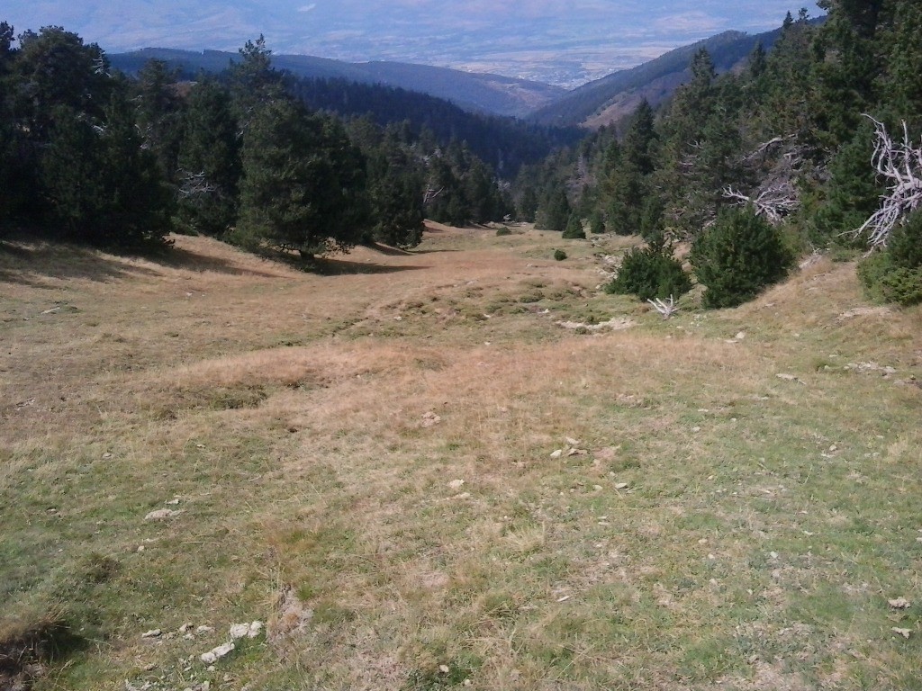 #17 début de la descente sur Osséja : freeride dans cette combe début de la descente sur Osséja : freeride dans cette combe