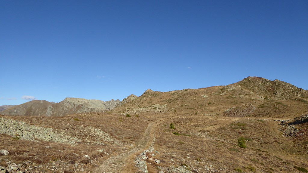 Les larges crêtes de la Lausetta