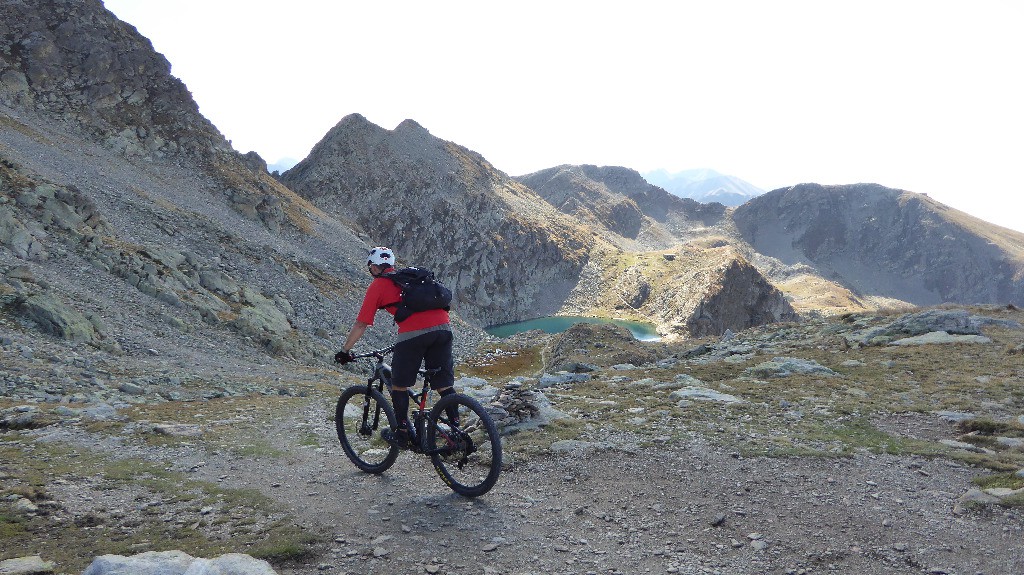 Descente sur le Lac Sup de Lausfer