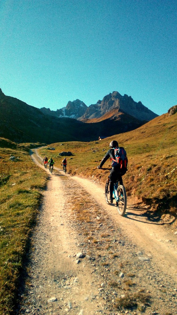 enfin le soleil dans la montée des Avals