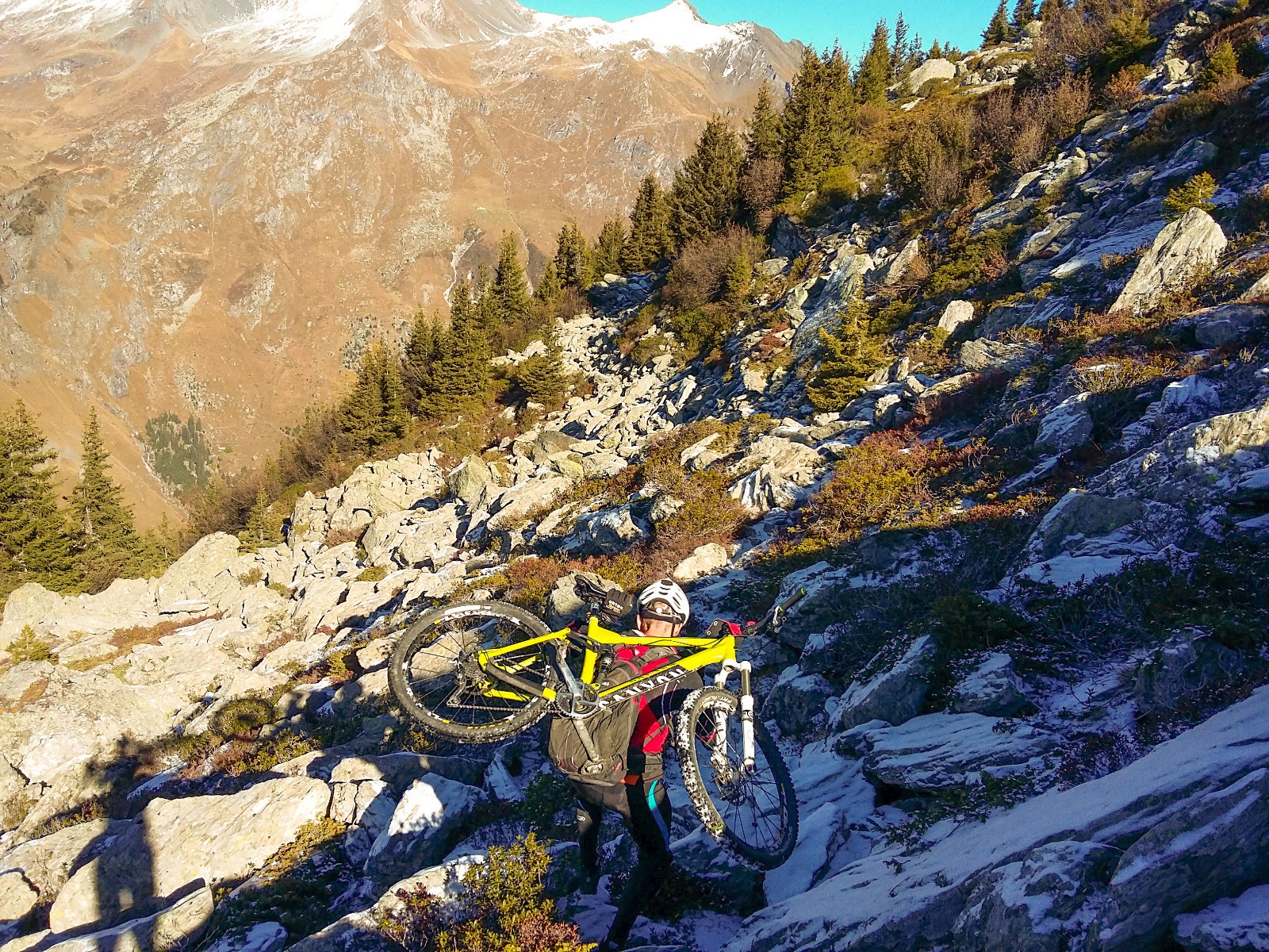 Traversée vers le Plan des Gouilles