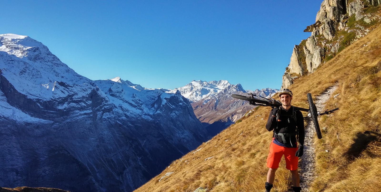 Portage vers Col de Leschaux