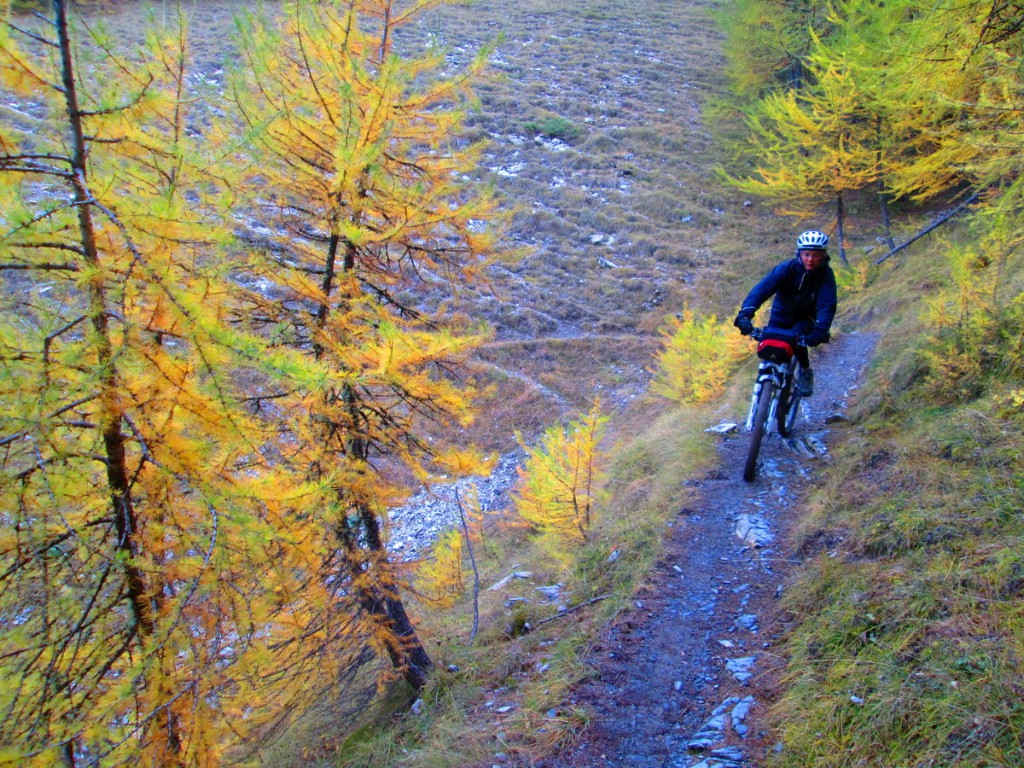 Descente sur Peyresq