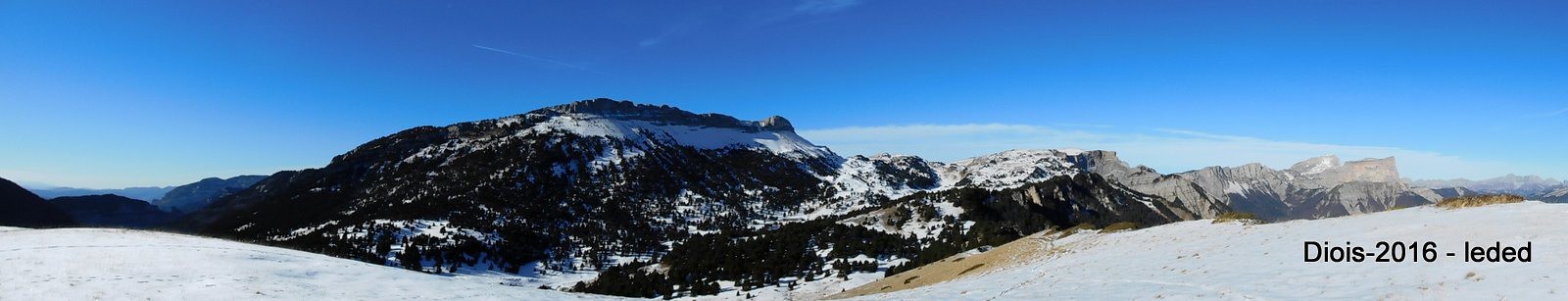 #9 pano : Vercors-Mont aiguille-Grand Veymond pano : Vercors-Mont aiguille-Grand Veymond