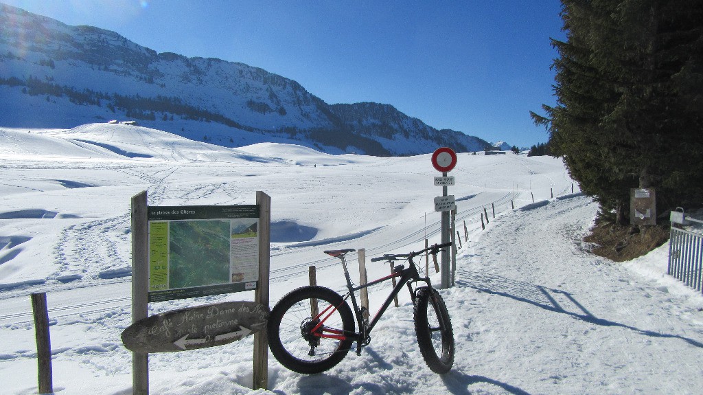 Début de la piste de Notre Dame des Neiges