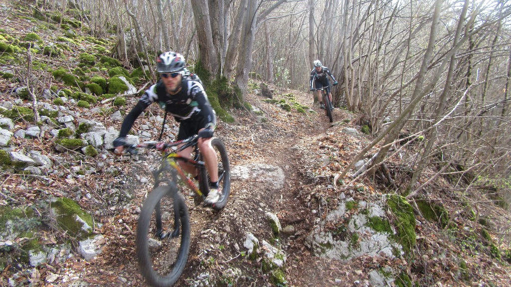 Dans la 1ère descente