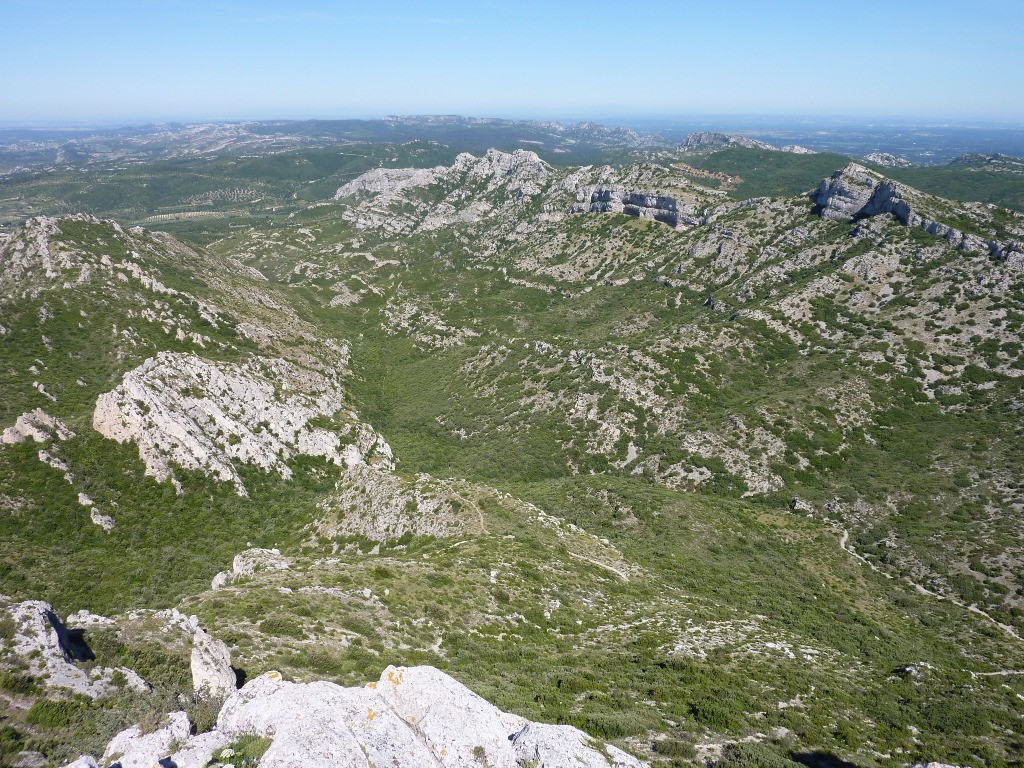 Vue du sommet des opies