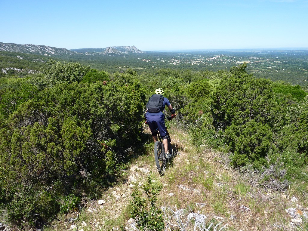 Descente sur Eygalières