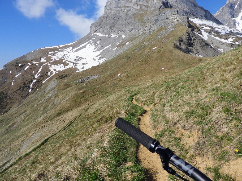 Arête des Saix : départ facile