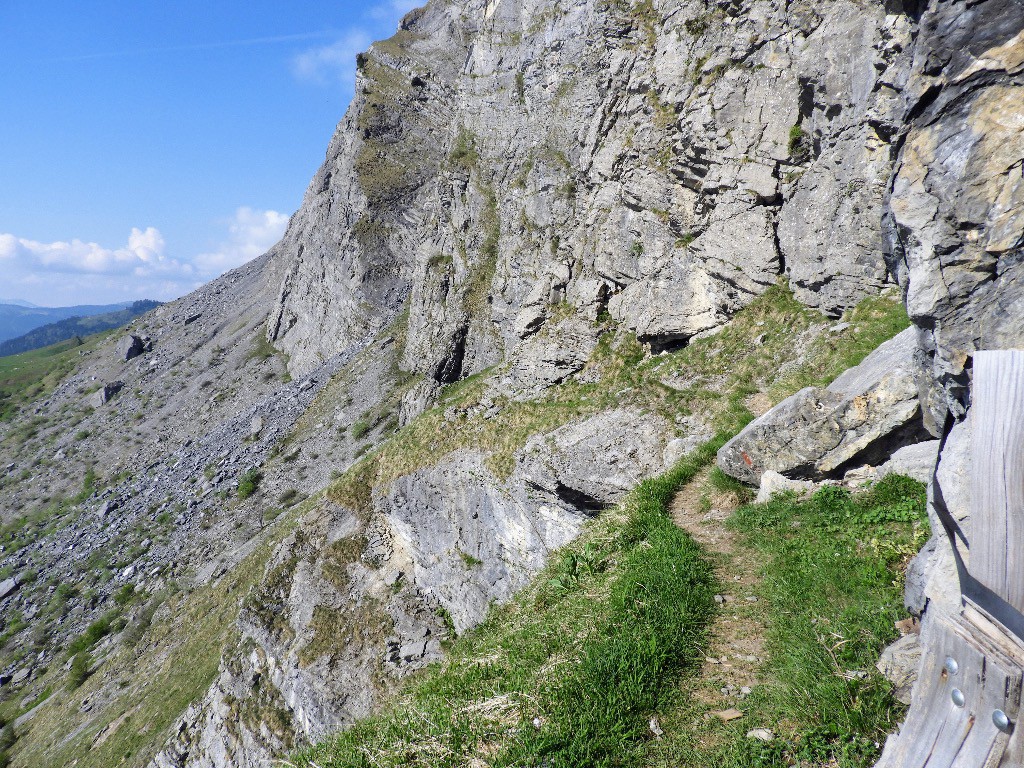 Le passage expo de la descente des Saix