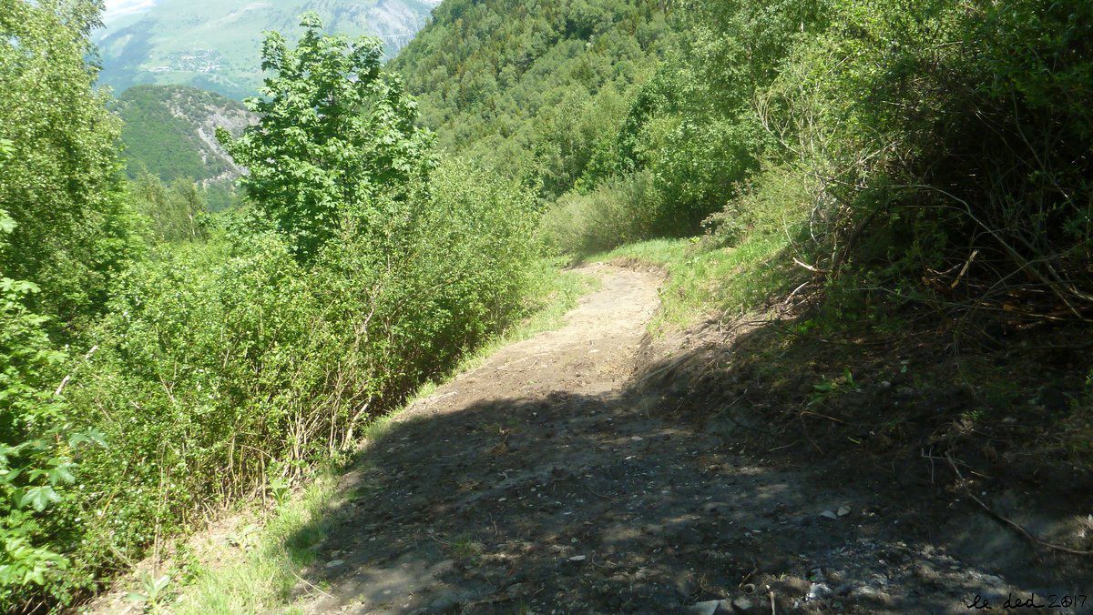 sentier retracé