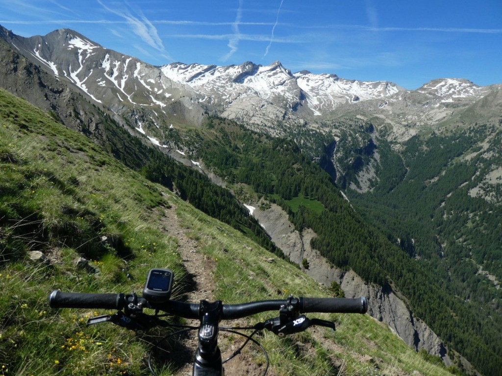 Sentier parfois bien roulant
