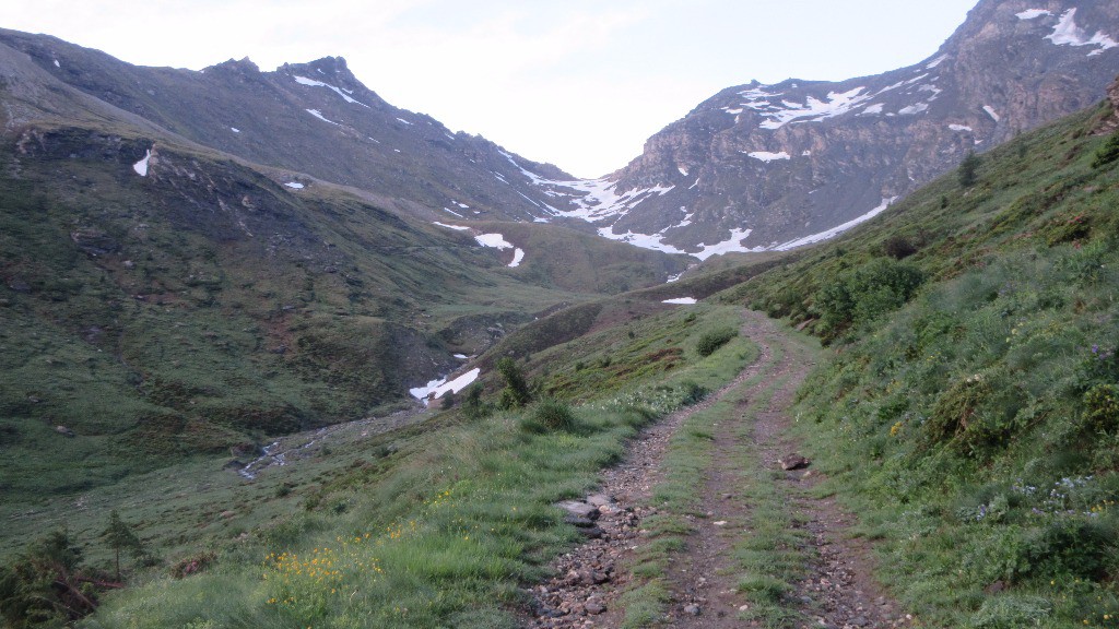 piste de la combe Clery, pas de la beccia au fond, pas pour aujourd'hui