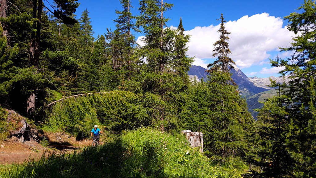  Montée à Bramanette, fin de raide