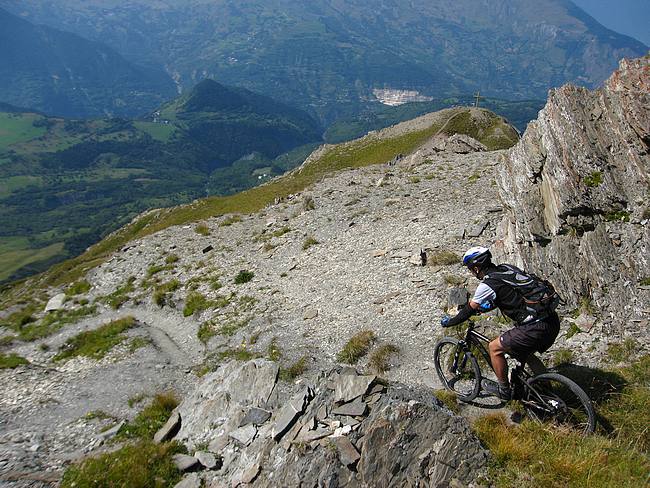 Casse Massion : Descente sur la Croix du Casse Massion