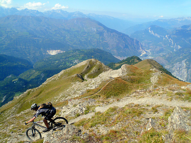 Premier virage : C'est parti pour 2000m de descente