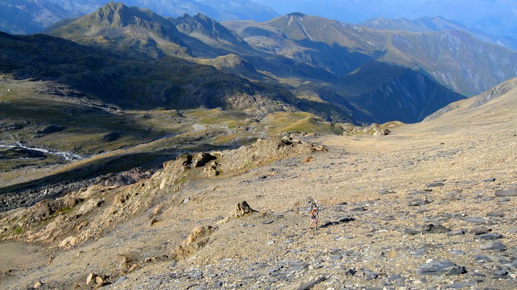 Portage sous la Valette : C'est dur mais quelles couleurs !