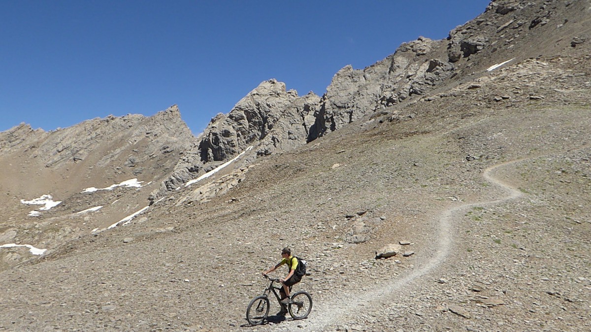 Tim arrive au Col de la Gypière