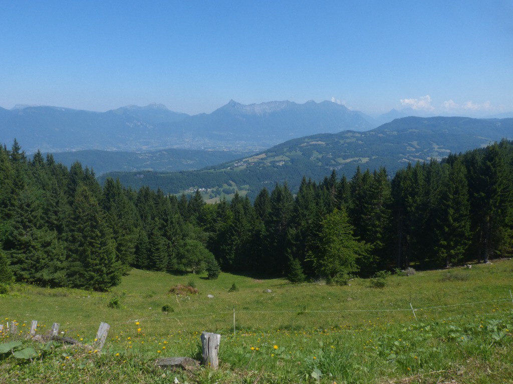 Les Bauges depuis Prodin