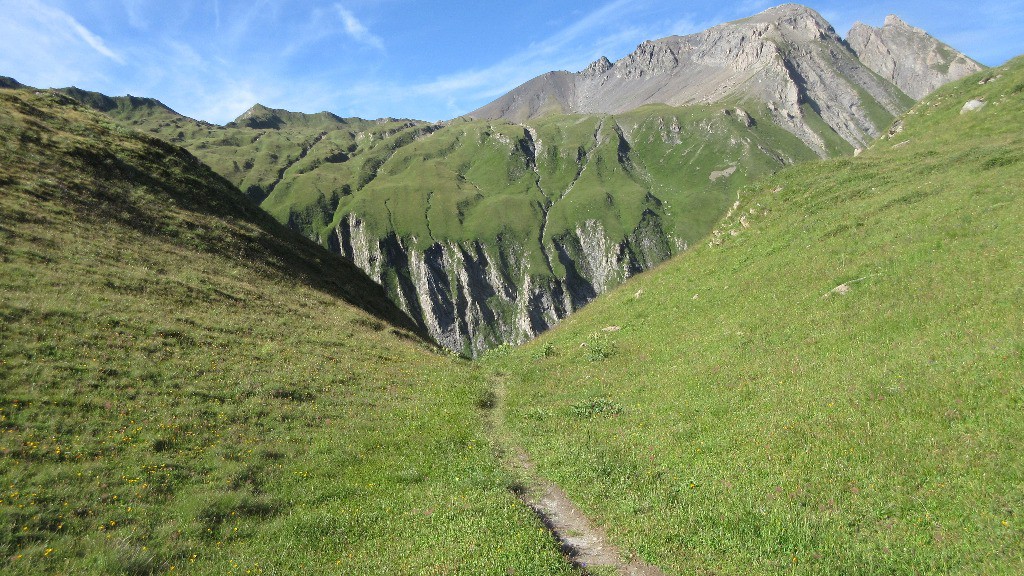 Le Collu avant le lac