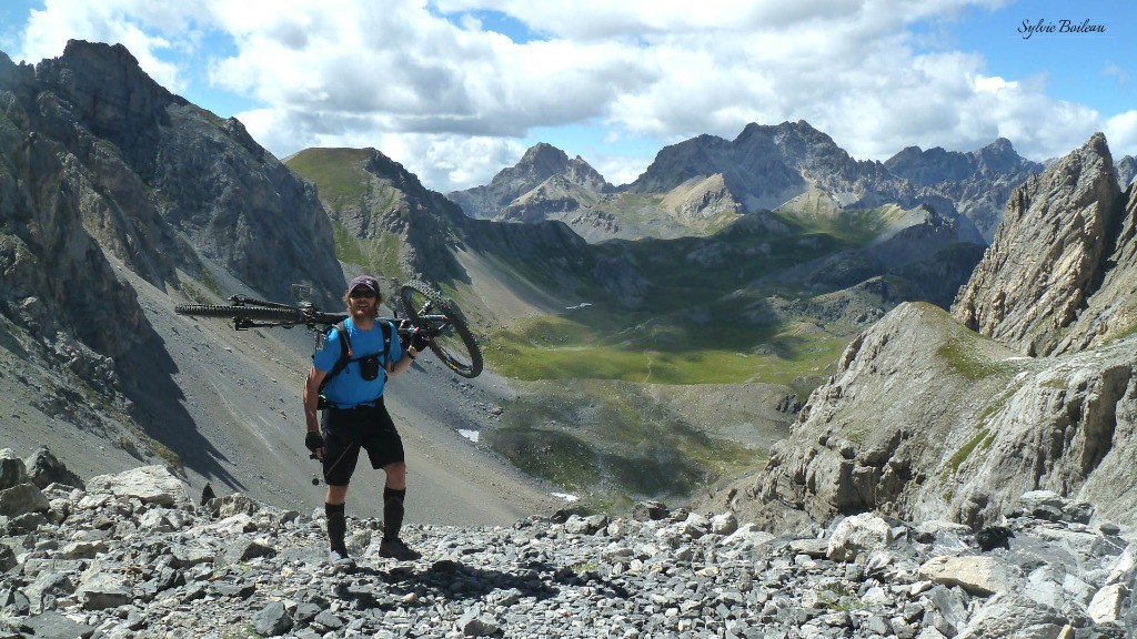 En arrivant au Colle Enchiausa