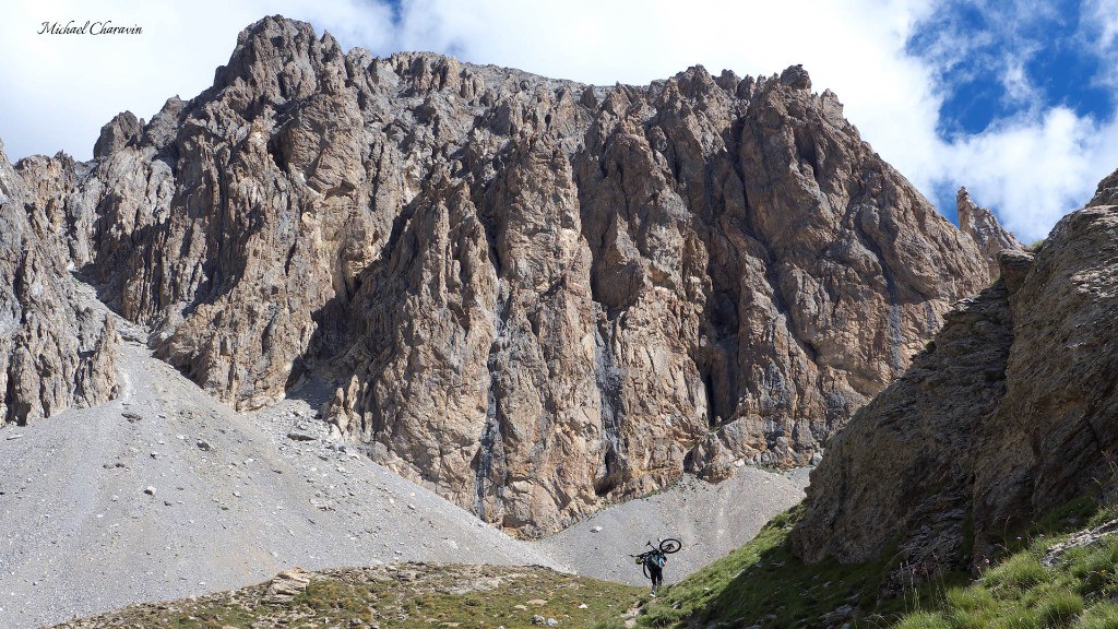 Dans l'ascension du col de Sautron