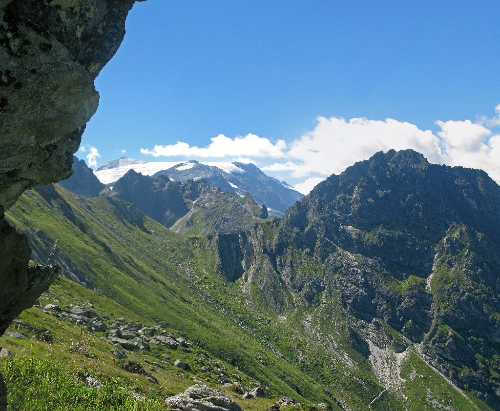 Pointe de la Vuzelle et glaciers de la Vanoise