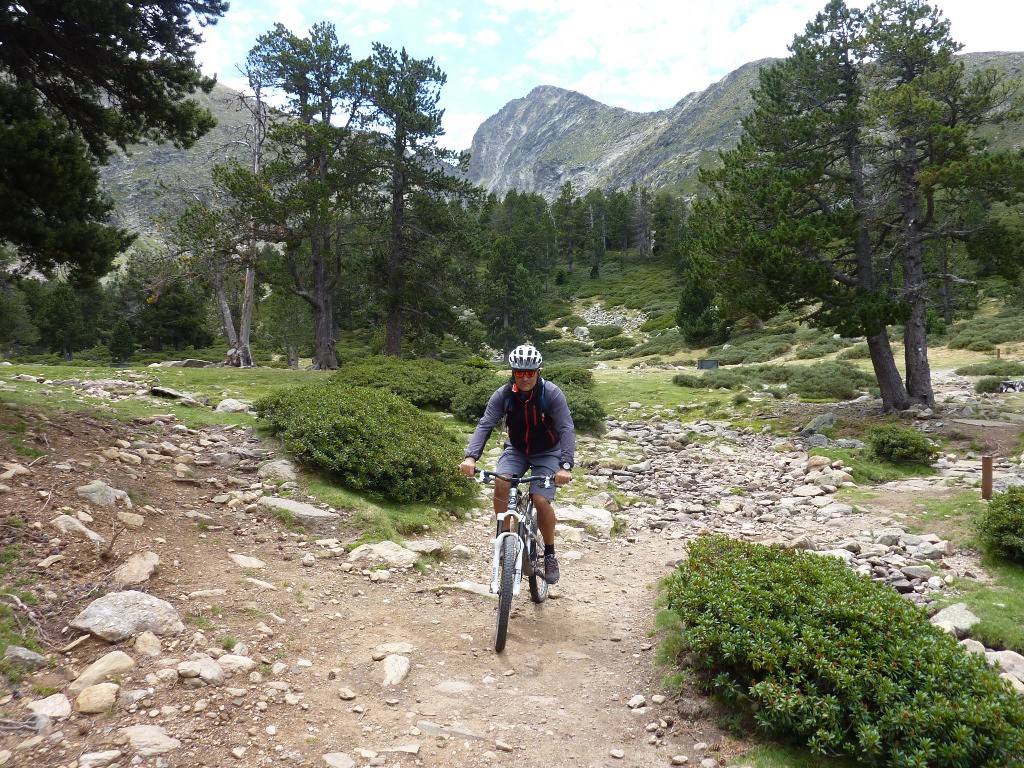 Pédalage sous le Canigou