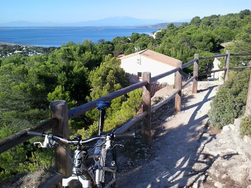 Au dessus de Leucate plage