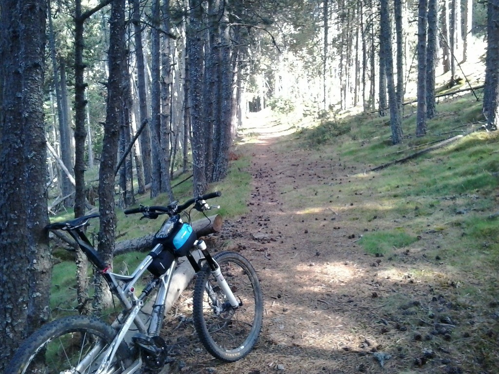 Joli sentier après valcebolère