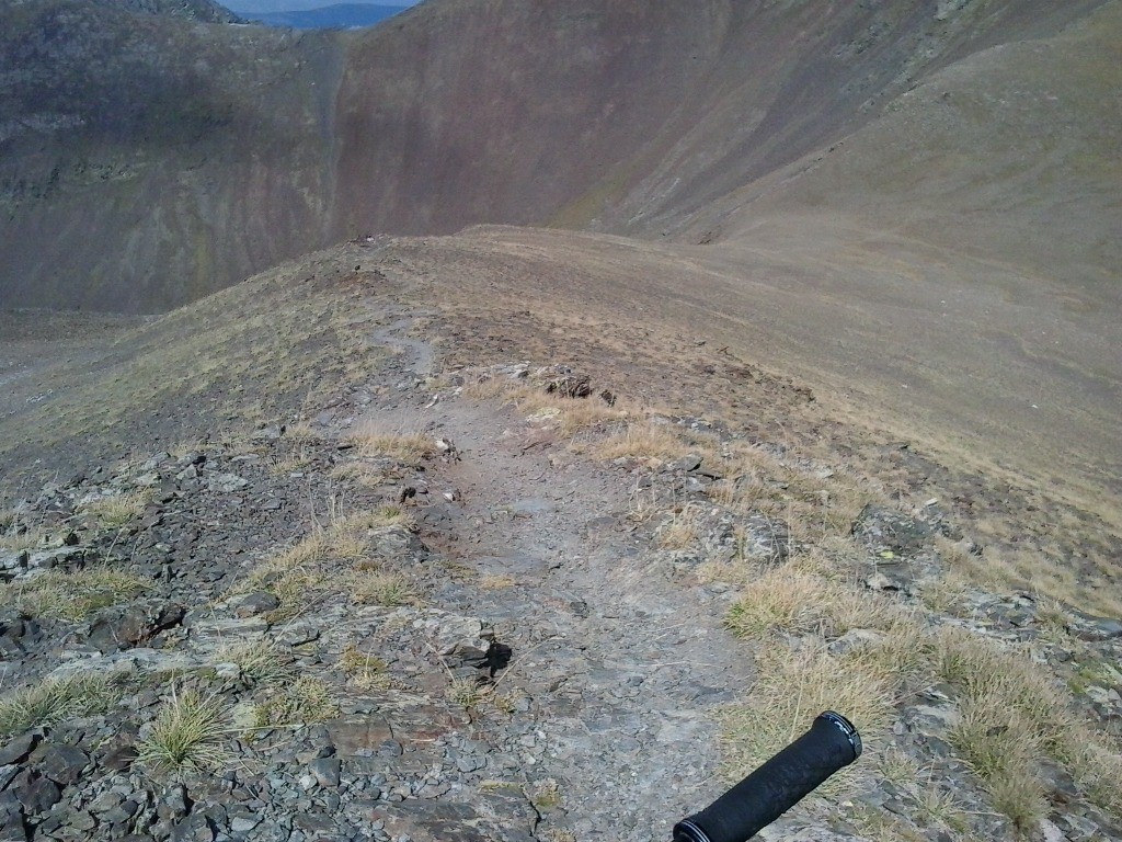 Descente sur le col de Nuria