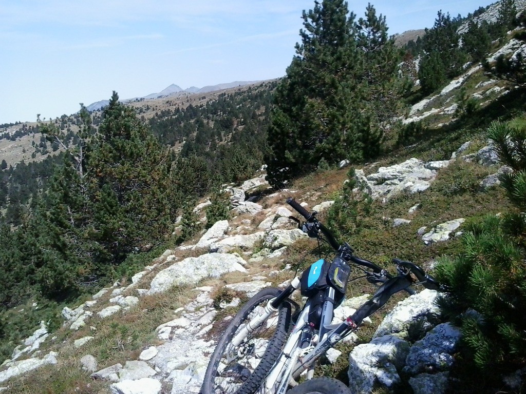 Début du portage sous les Esquerdes