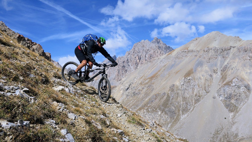 Descente du col Rémy