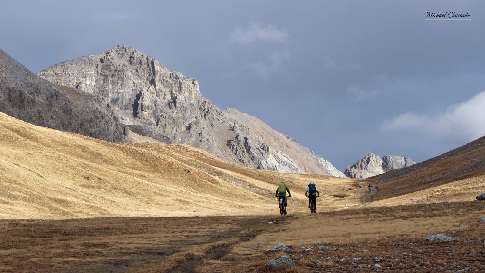 En arrivant au col de Roburent