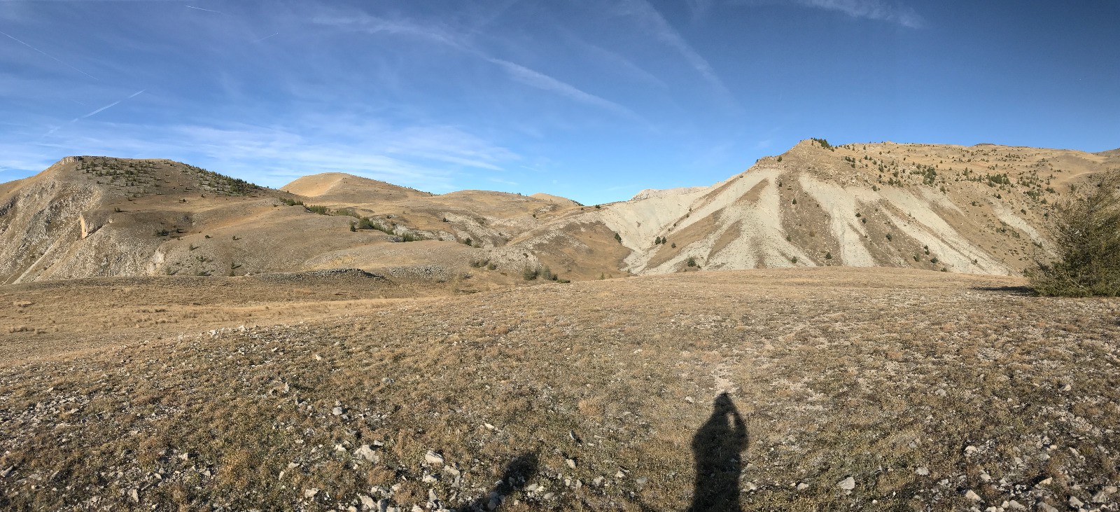 Pano sur la steppe de la plaine de Jassaud