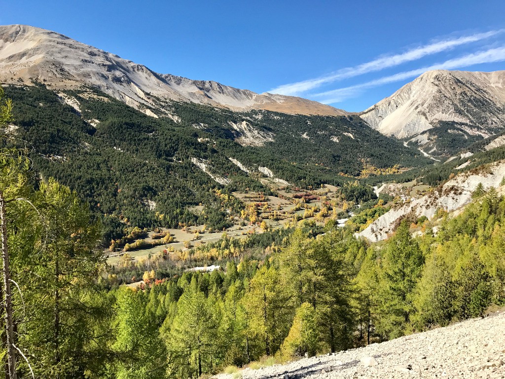 Couleurs d'automne sur fond de Mourre Frey col de Lachen et montagne de Boules